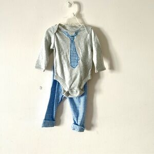Old Navy Baby Boy Printed Bodysuit and Leggings Size 3 - 6 Months NWT